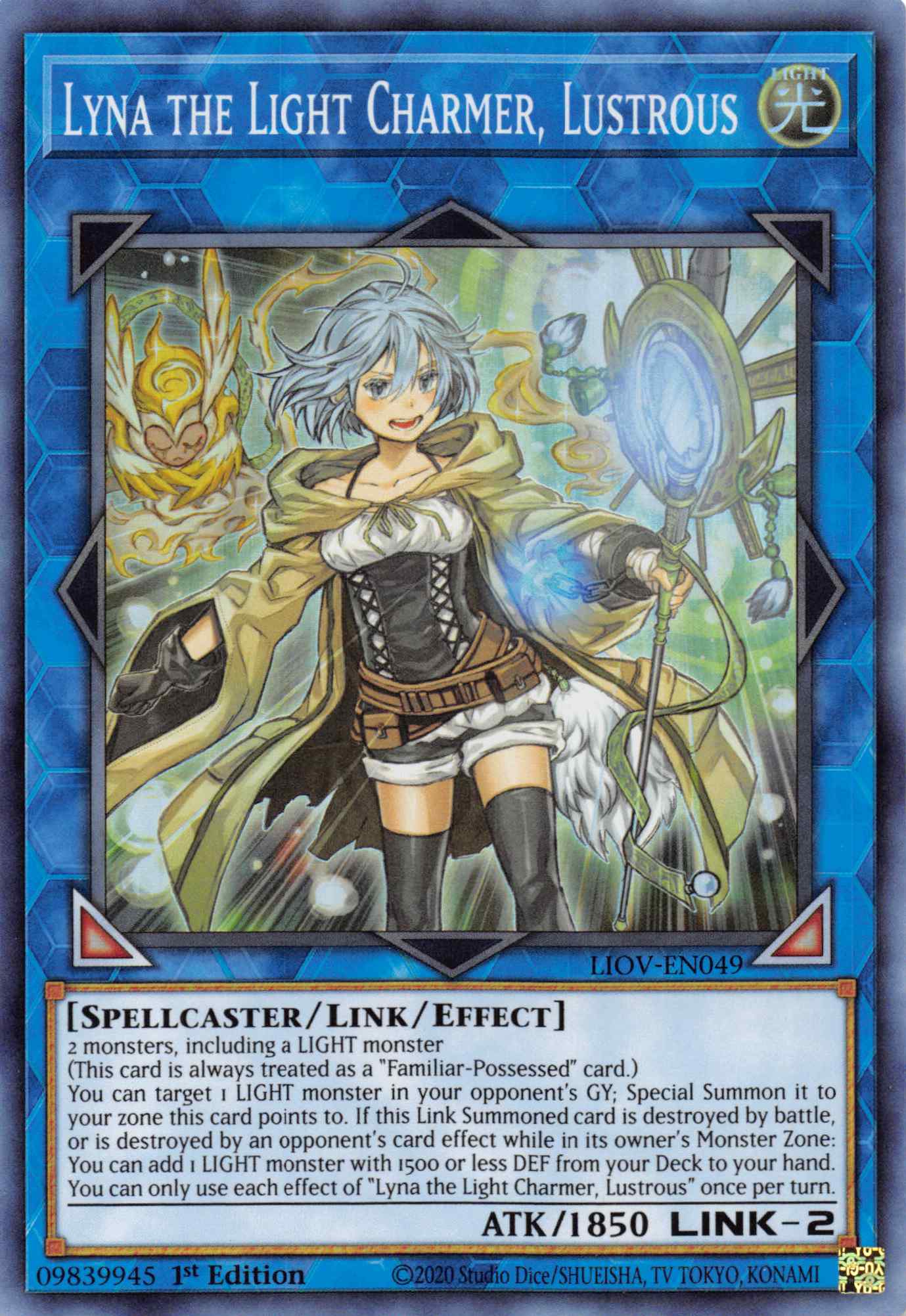 Lyna the Light Charmer, Lustrous [LIOV-EN049] Starlight Rare | RetroPlay Games