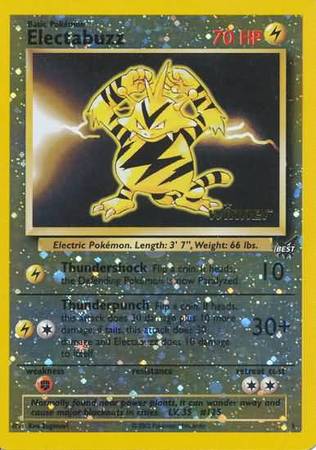 Electabuzz (1) (Winner) [Best of Promos] | RetroPlay Games