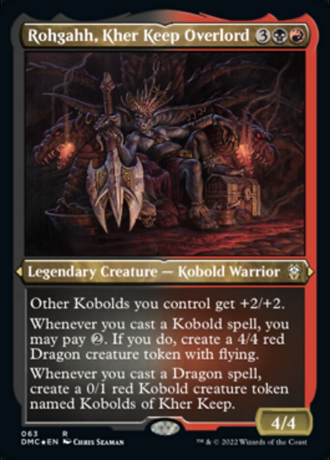 Rohgahh, Kher Keep Overlord (Foil Etched) [Dominaria United Commander] | RetroPlay Games