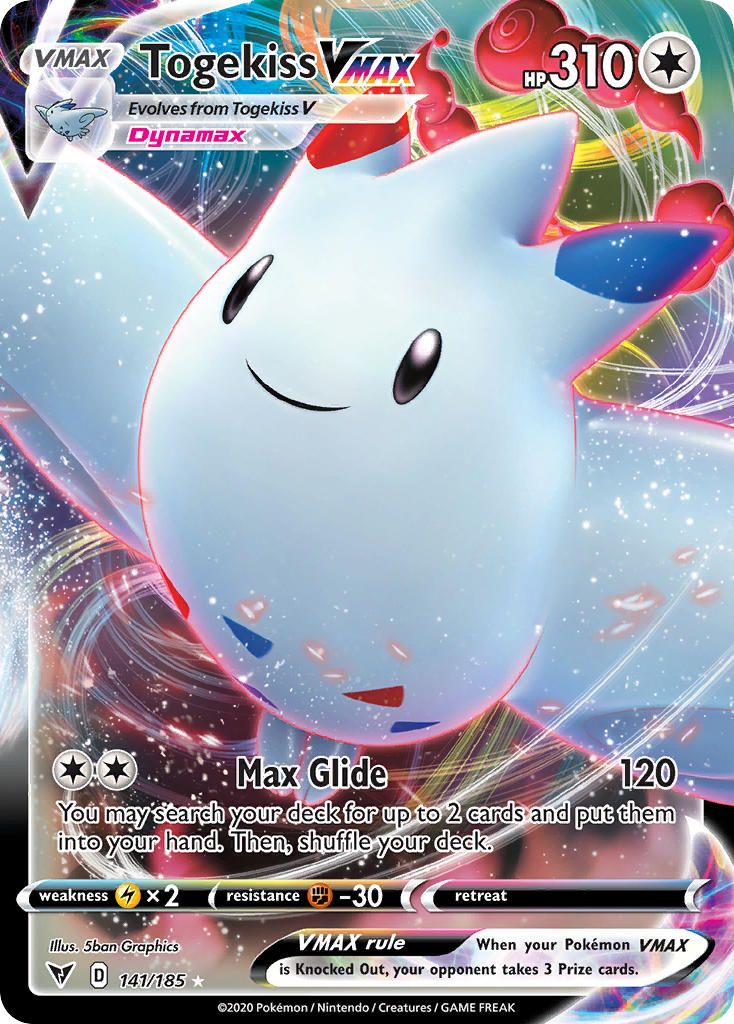 Togekiss VMAX (141/185) [Sword & Shield: Vivid Voltage] | RetroPlay Games