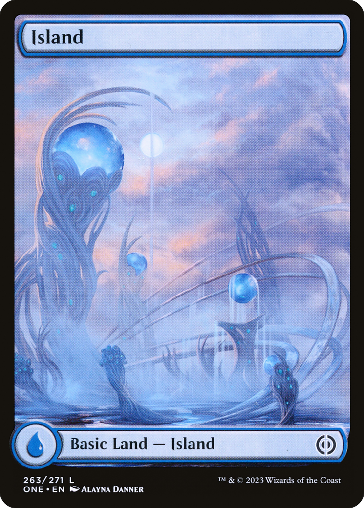 Island (263) (Full-Art) [Phyrexia: All Will Be One] | RetroPlay Games