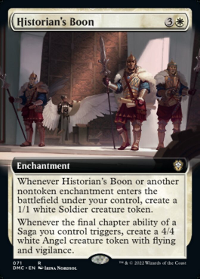 Historian's Boon (Extended Art) [Dominaria United Commander] | RetroPlay Games