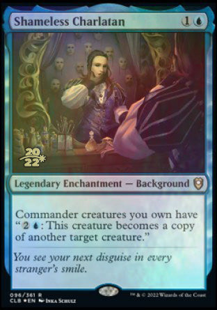 Shameless Charlatan [Commander Legends: Battle for Baldur's Gate Prerelease Promos] | RetroPlay Games