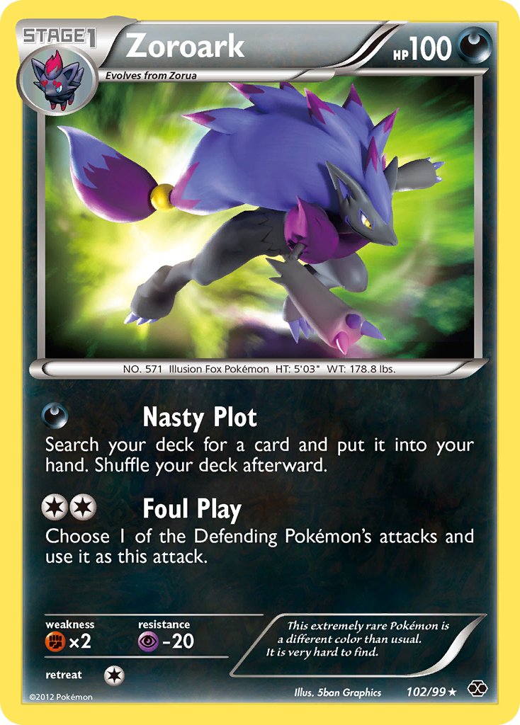 Zoroark (102/99) [Black & White: Next Destinies] | RetroPlay Games