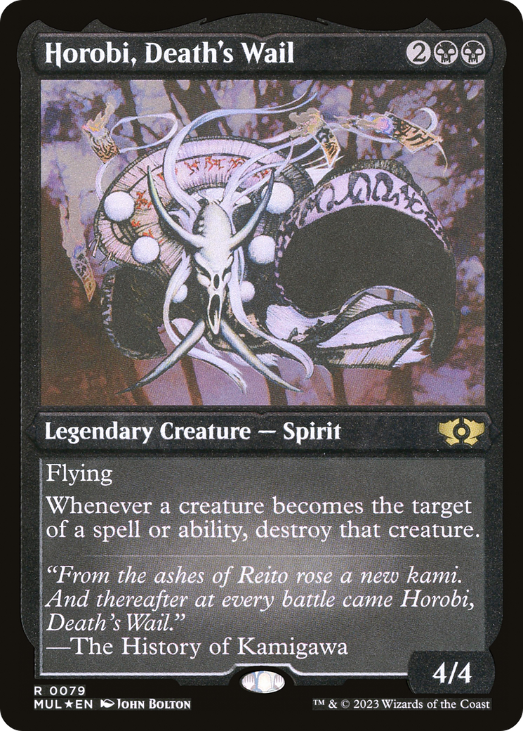 Horobi, Death's Wail (Foil Etched) [Multiverse Legends] | RetroPlay Games