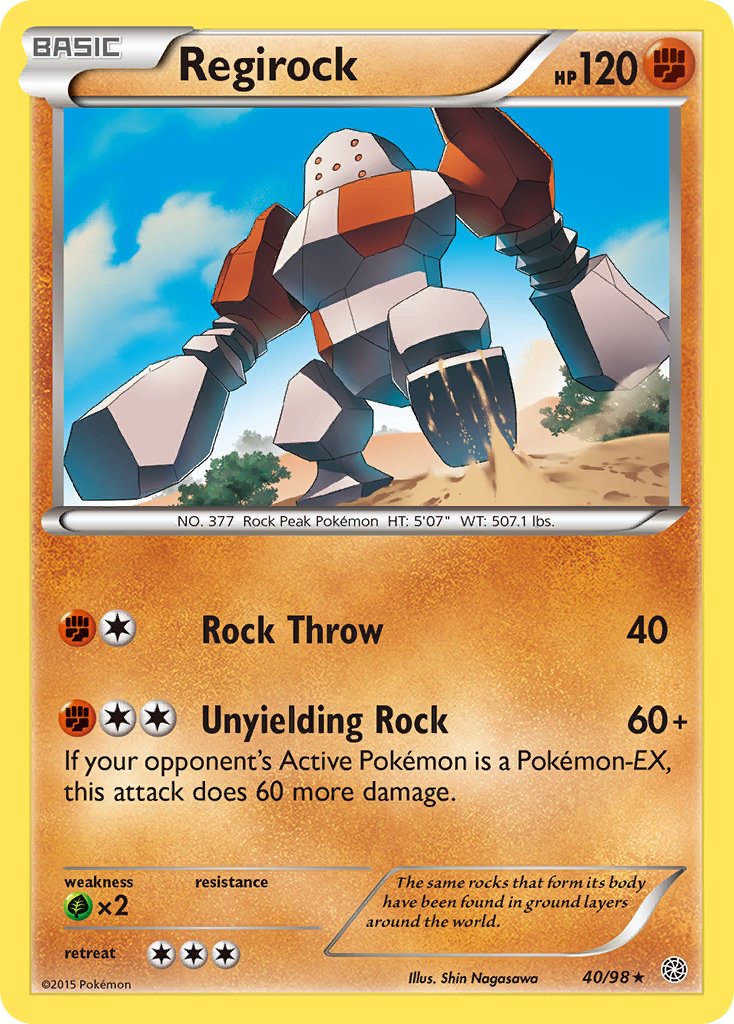 Regirock (40/98) (Theme Deck Exclusive) [XY: Ancient Origins] | RetroPlay Games