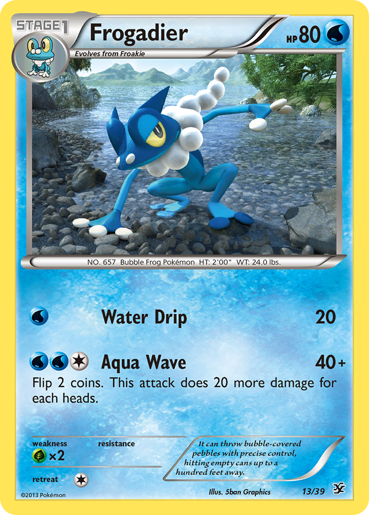 Frogadier (13/39) [XY: Kalos Starter Set] | RetroPlay Games