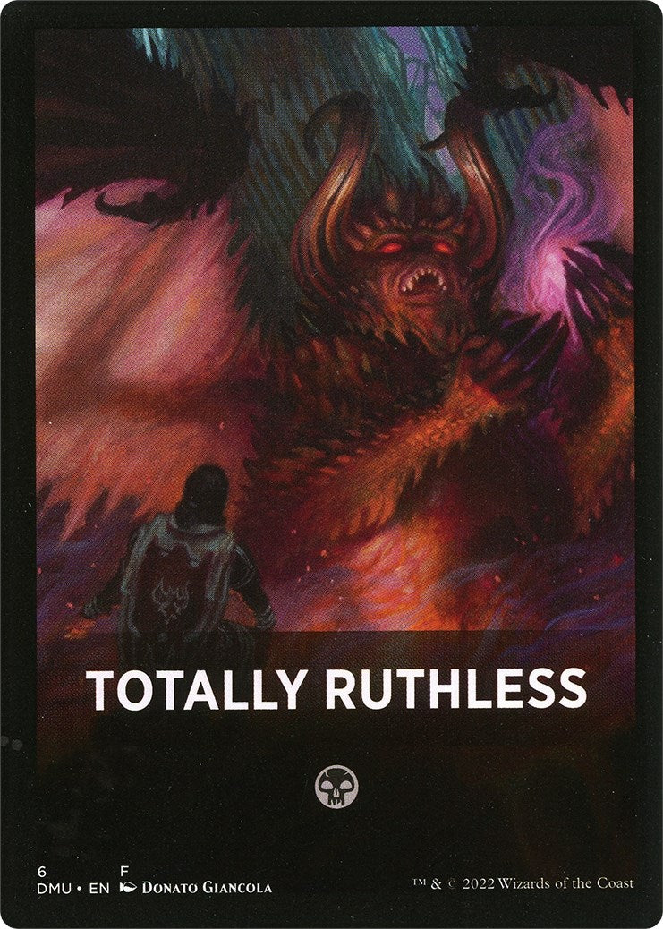 Totally Ruthless Theme Card [Dominaria United Tokens] | RetroPlay Games