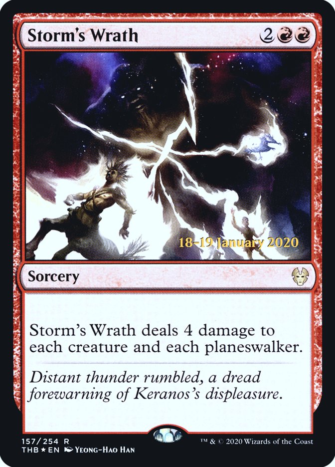 Storm's Wrath [Theros Beyond Death Prerelease Promos] | RetroPlay Games