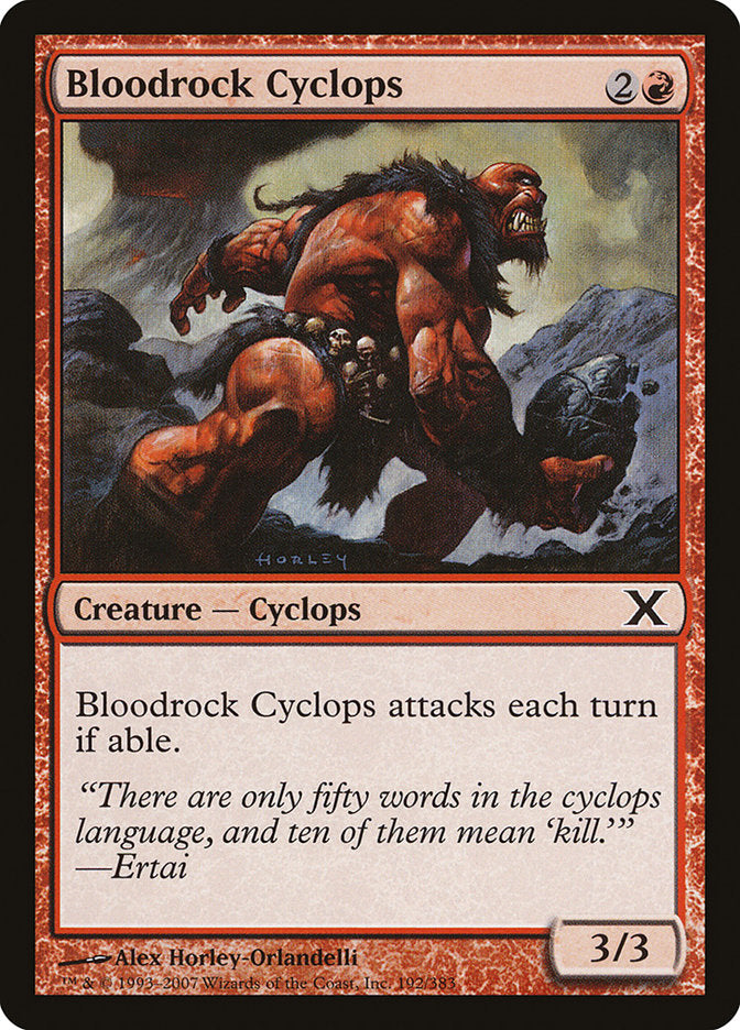 Bloodrock Cyclops [Tenth Edition] | RetroPlay Games