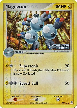 Magneton (48/113) (Stamped) [EX: Delta Species] | RetroPlay Games