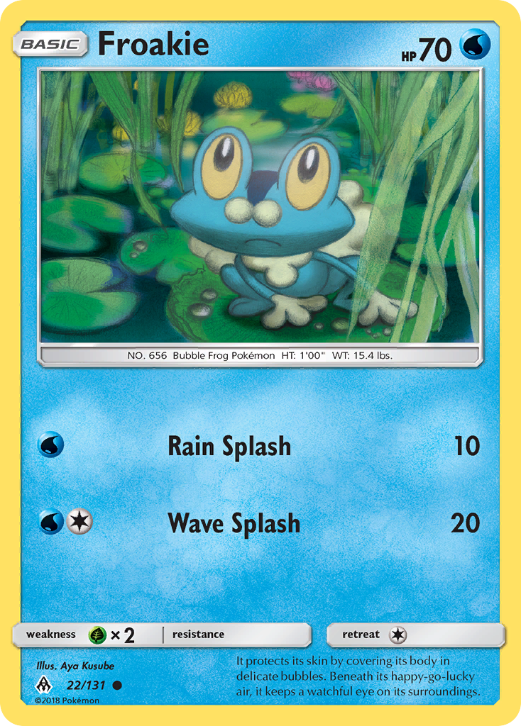 Froakie (22/131) [Sun & Moon: Forbidden Light] | RetroPlay Games