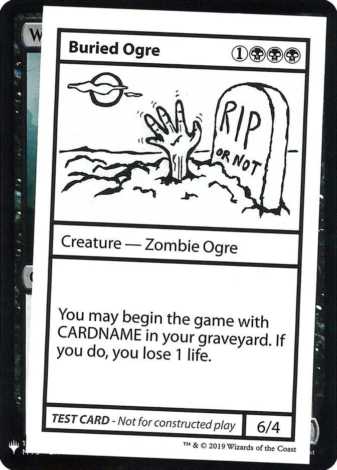 Buried Ogre [Mystery Booster Playtest Cards] | RetroPlay Games