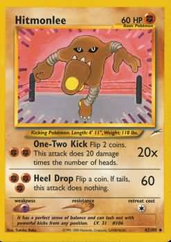 Hitmonlee (42/105) [Neo Destiny Unlimited] | RetroPlay Games