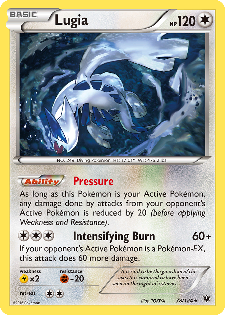 Lugia (78/124) [XY: Fates Collide] | RetroPlay Games