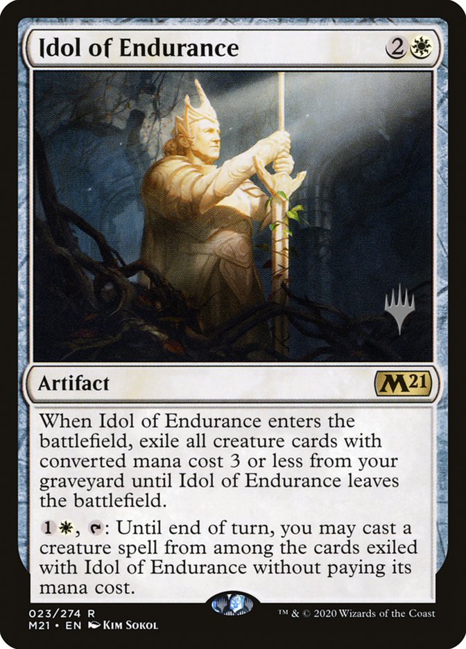 Idol of Endurance (Promo Pack) [Core Set 2021 Promos] | RetroPlay Games