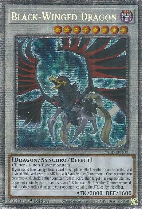 Black-Winged Dragon [DABL-EN100] Starlight Rare | RetroPlay Games