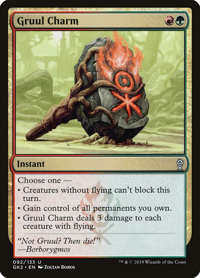 Gruul Charm [Ravnica Allegiance Guild Kit] | RetroPlay Games