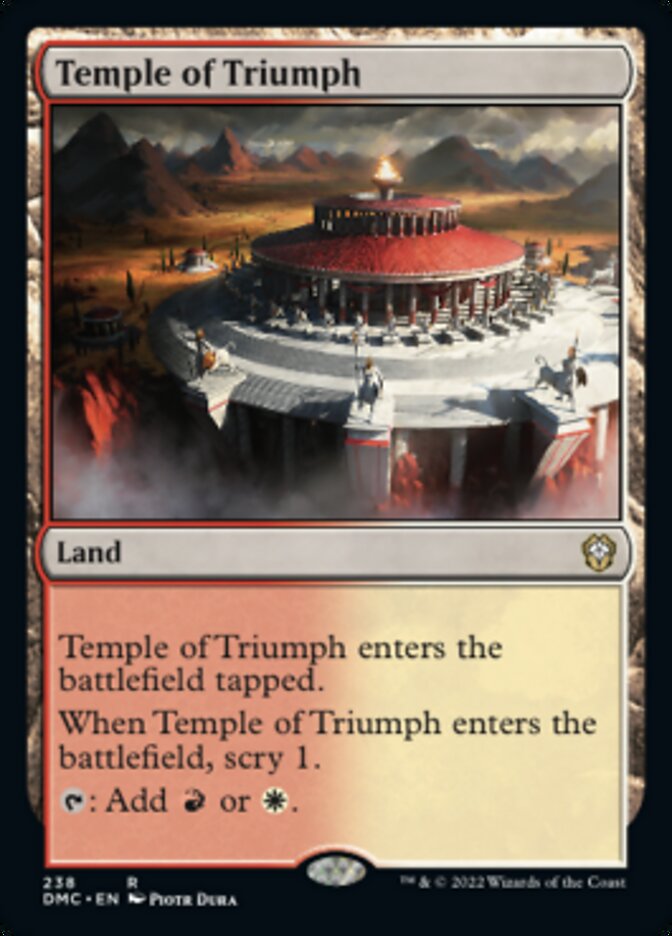 Temple of Triumph [Dominaria United Commander] | RetroPlay Games