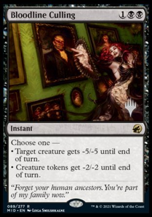 Bloodline Culling (Promo Pack) [Innistrad: Midnight Hunt Promos] | RetroPlay Games