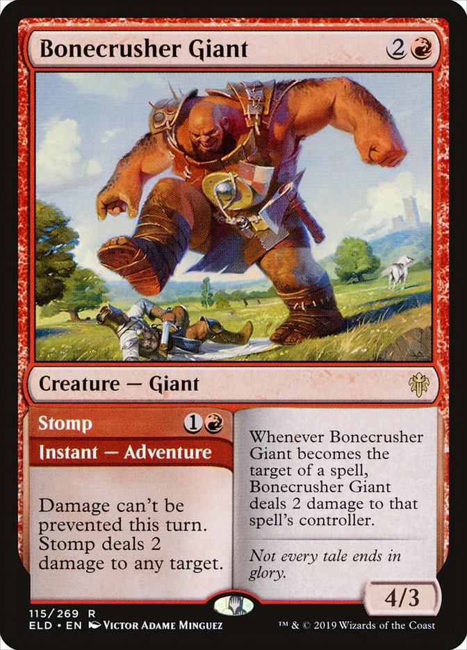 Bonecrusher Giant // Stomp [Throne of Eldraine] | RetroPlay Games