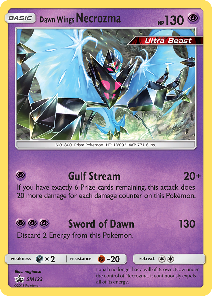 Dawn Wings Necrozma (SM123) [Sun & Moon: Black Star Promos] | RetroPlay Games