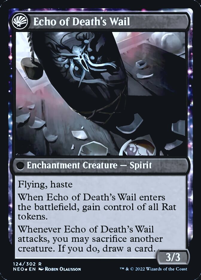 Tribute to Horobi // Echo of Death's Wail [Kamigawa: Neon Dynasty Prerelease Promos] | RetroPlay Games