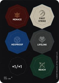 Punch Card Token (001 // 002) [Ikoria: Lair of Behemoths Tokens] | RetroPlay Games