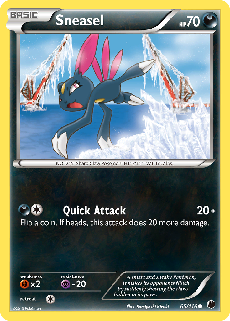 Sneasel (65/116) [Black & White: Plasma Freeze] | RetroPlay Games