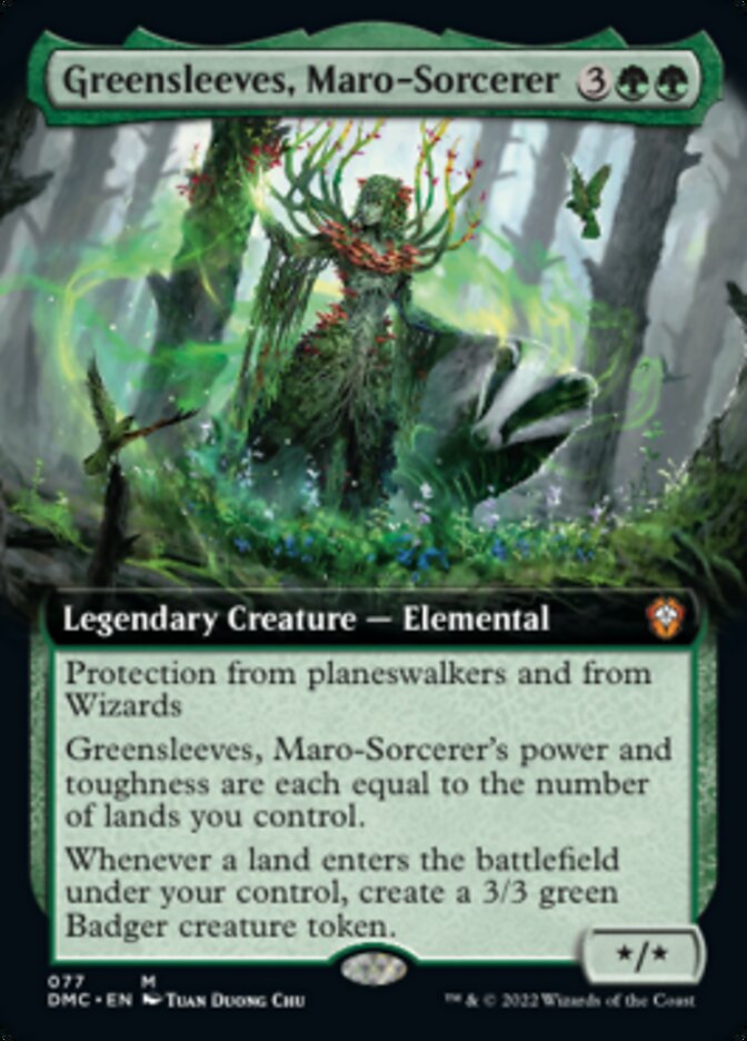 Greensleeves, Maro-Sorcerer (Extended Art) [Dominaria United Commander] | RetroPlay Games