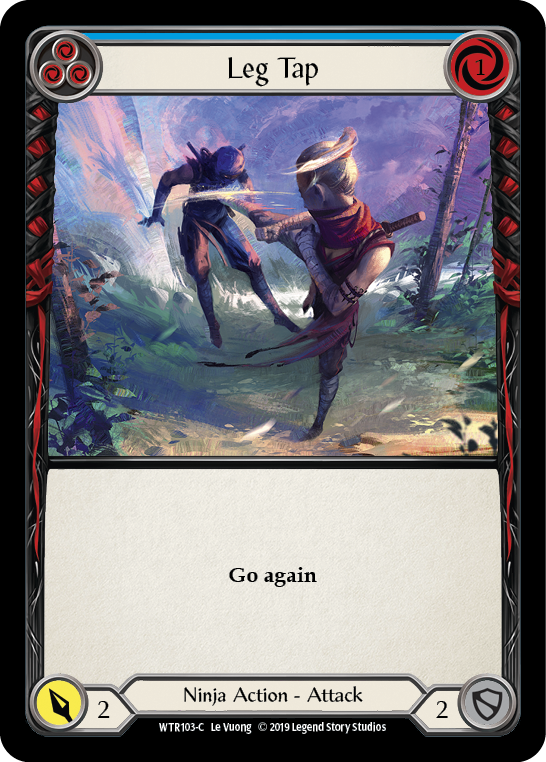 Leg Tap (Blue) [WTR103-C] (Welcome to Rathe)  Alpha Print Normal | RetroPlay Games