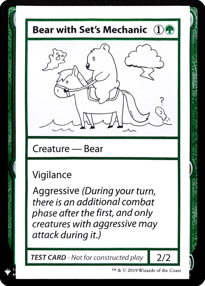 Bear with Set's Mechanic [Mystery Booster Playtest Cards] | RetroPlay Games