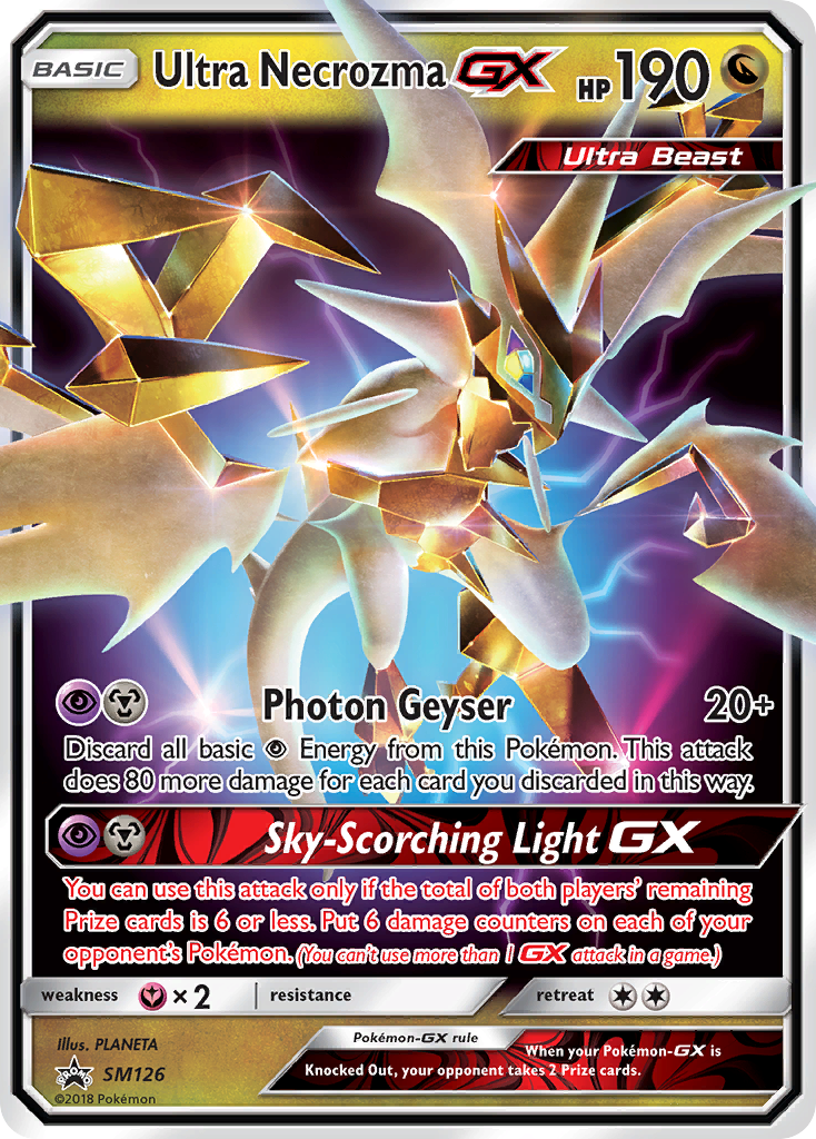 Ultra Necrozma GX (SM126) [Sun & Moon: Black Star Promos] | RetroPlay Games