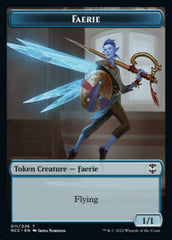 Faerie // Rogue Double-sided Token [Streets of New Capenna Commander Tokens] | RetroPlay Games