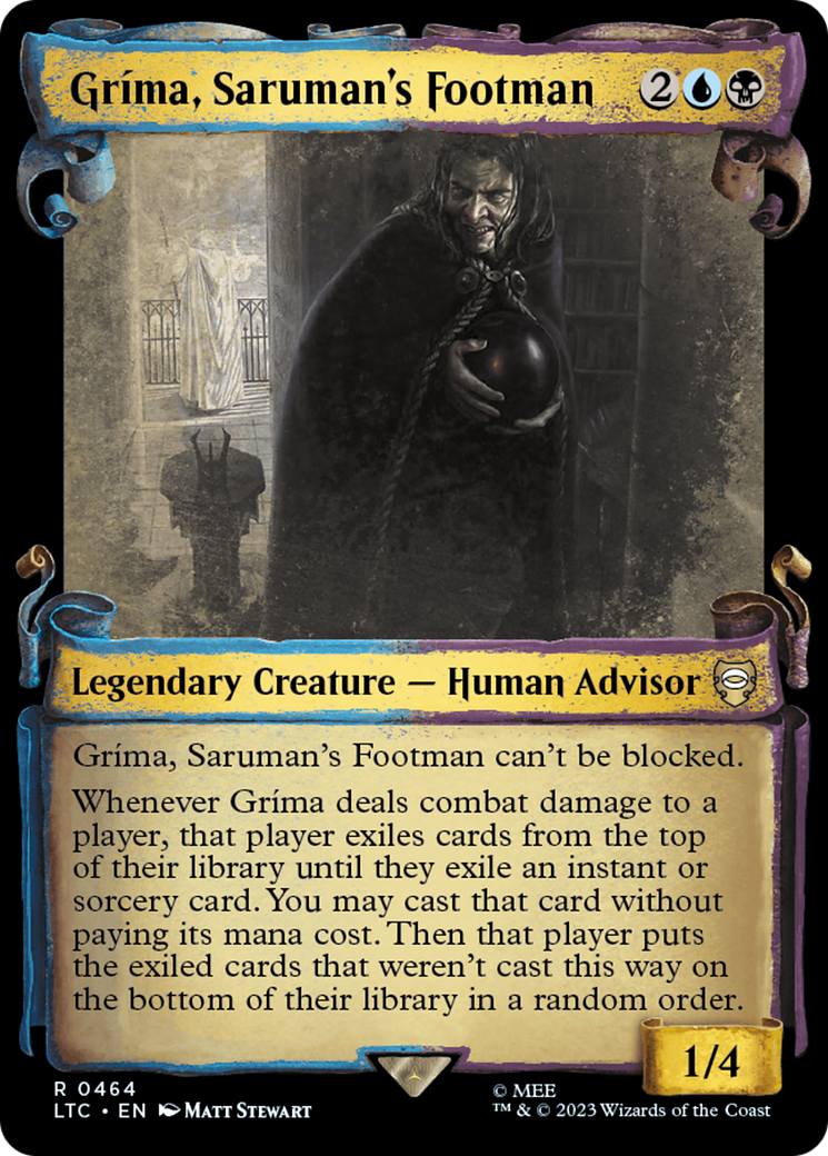 Grima, Saruman's Footman [The Lord of the Rings: Tales of Middle-Earth Commander Showcase Scrolls] | RetroPlay Games