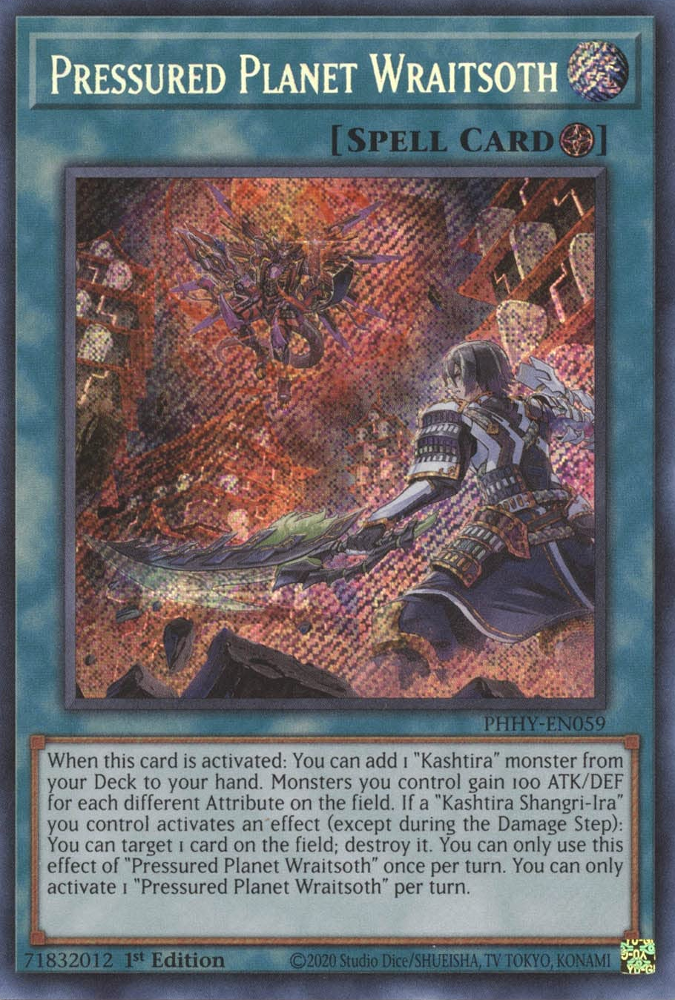 Pressured Planet Wraitsoth [PHHY-EN059] Secret Rare | RetroPlay Games