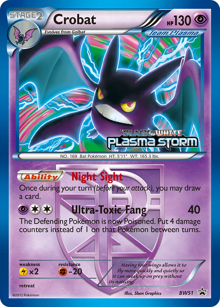 Crobat (BW51) [Black & White: Black Star Promos] | RetroPlay Games