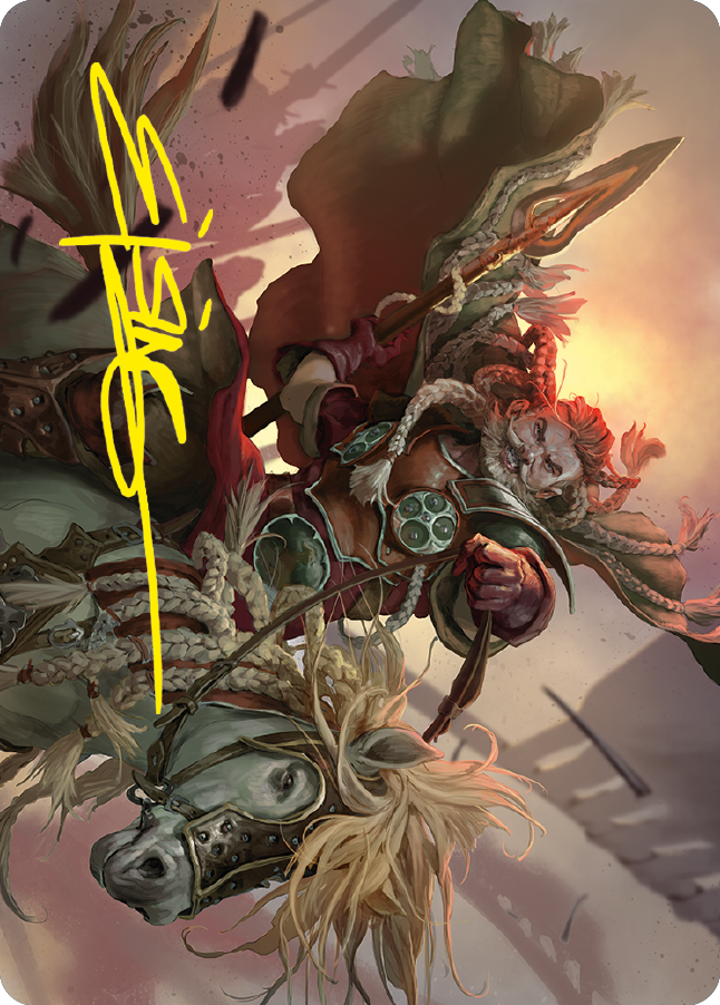 Eomer of the Riddermark Art Card (Gold-Stamped Signature) [The Lord of the Rings: Tales of Middle-earth Art Series] | RetroPlay Games