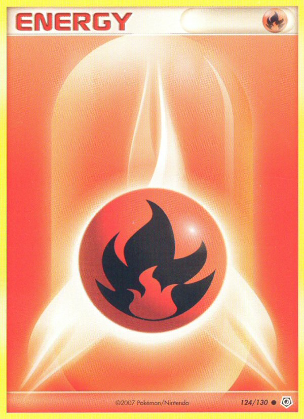 Fire Energy (124/130) [Diamond & Pearl: Base Set] | RetroPlay Games