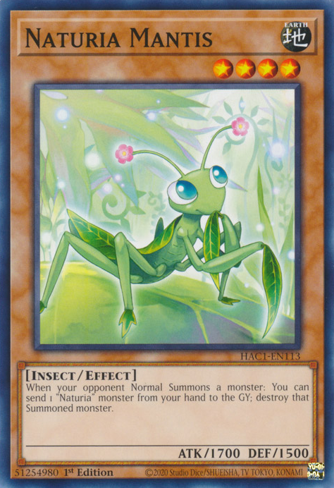 Naturia Mantis [HAC1-EN113] Common | RetroPlay Games