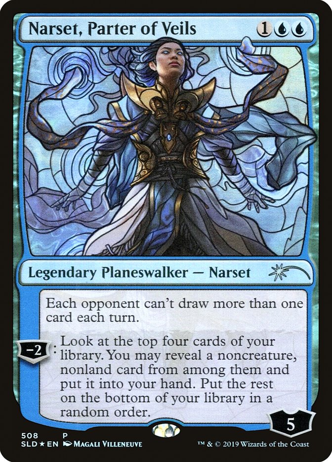 Narset, Parter of Veils (Stained Glass) [Secret Lair Drop Promos] | RetroPlay Games