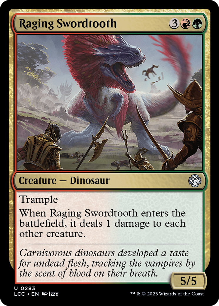 Raging Swordtooth [The Lost Caverns of Ixalan Commander] | RetroPlay Games