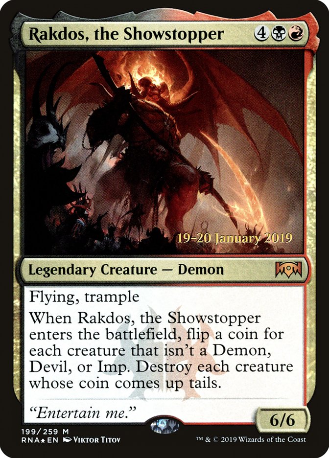 Rakdos, the Showstopper [Ravnica Allegiance Prerelease Promos] | RetroPlay Games