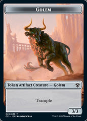 Golem (026) // Thopter Token [Commander 2021 Tokens] | RetroPlay Games