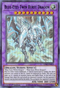 Blue-Eyes Twin Burst Dragon (Green) [LDS2-EN019] Ultra Rare | RetroPlay Games