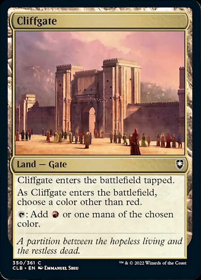Cliffgate [Commander Legends: Battle for Baldur's Gate] | RetroPlay Games