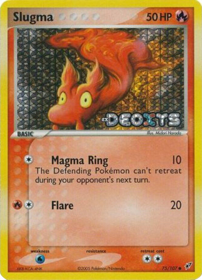 Slugma (75/107) (Stamped) [EX: Deoxys] | RetroPlay Games