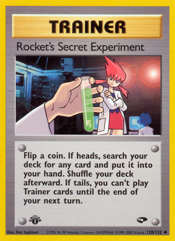 Rocket's Secret Experiment (120/132) [Gym Challenge 1st Edition] | RetroPlay Games