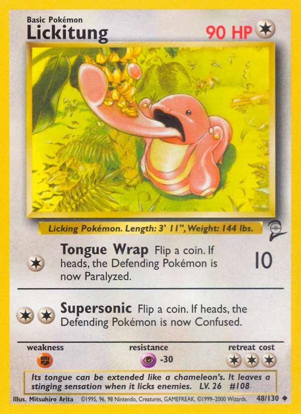 Lickitung (48/130) [Base Set 2] | RetroPlay Games