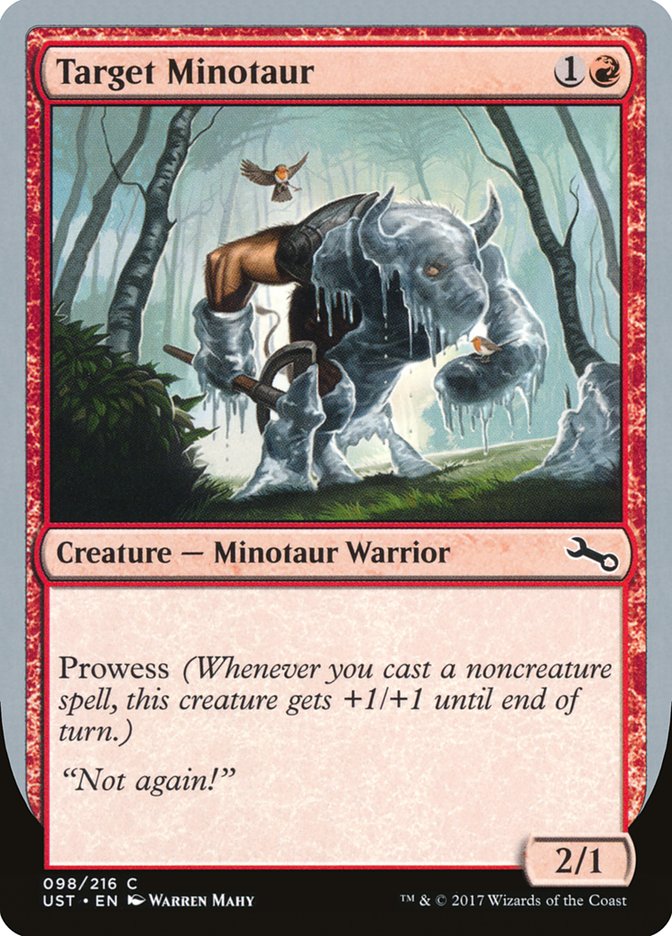 Target Minotaur (Ice Art) [Unstable] | RetroPlay Games